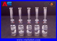 Kundenspezifischer Druck 1 ml Testosteron pharmazeutische Glasampulle klar