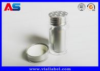 Silberne Plastikkapsel-Flaschen der Farbe60ml/leere Medizin-Flasche der hohen Qualität