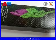 Kundenspezifischer kosmetischer Papierdruckkasten Panton Farbe, der UV geprägt verpackt