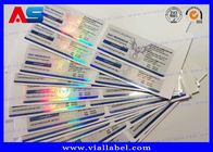 Customized Tube Peptide Vial Etiketten Vinyl Aufkleber Drucken von 10 ml Flaschenetiketten
